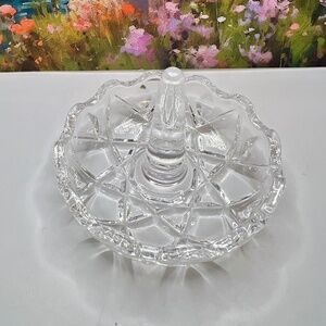 Ring Dish Vintage Cut Crystal